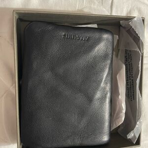 All Saints Black Leather Wallet